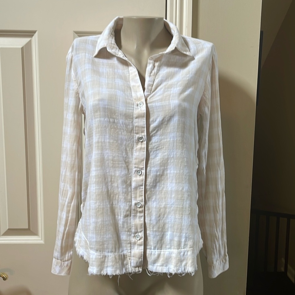 Bella Dahl Button Front Blouse, small
